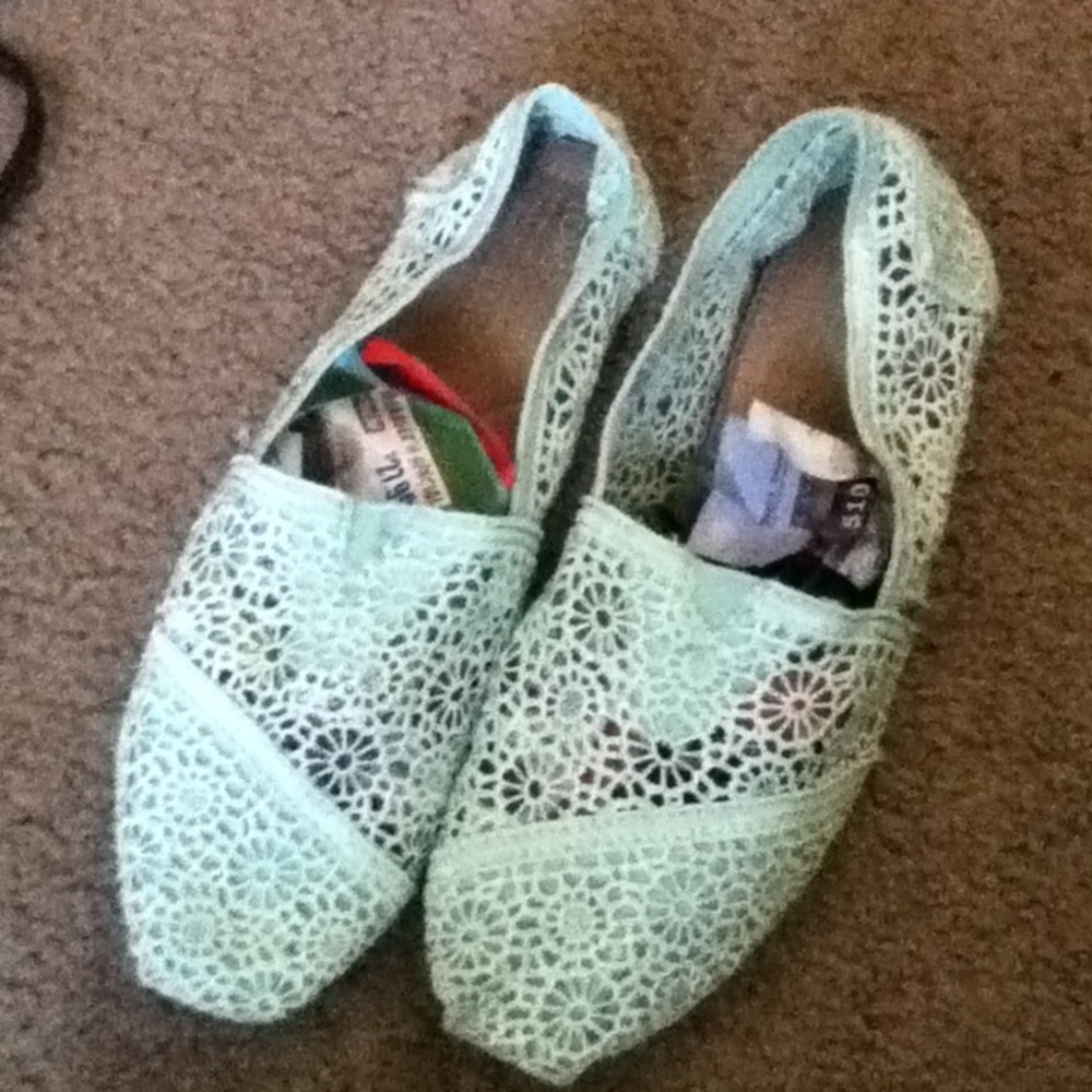 Mint green TOMs